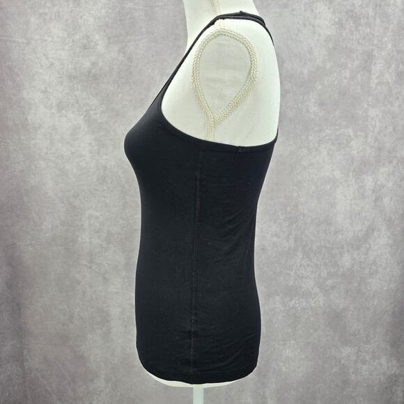 90 Degree by Reflex Black Racerback Activewear Sleeveless Tank Top XS - Picture 4 of 5